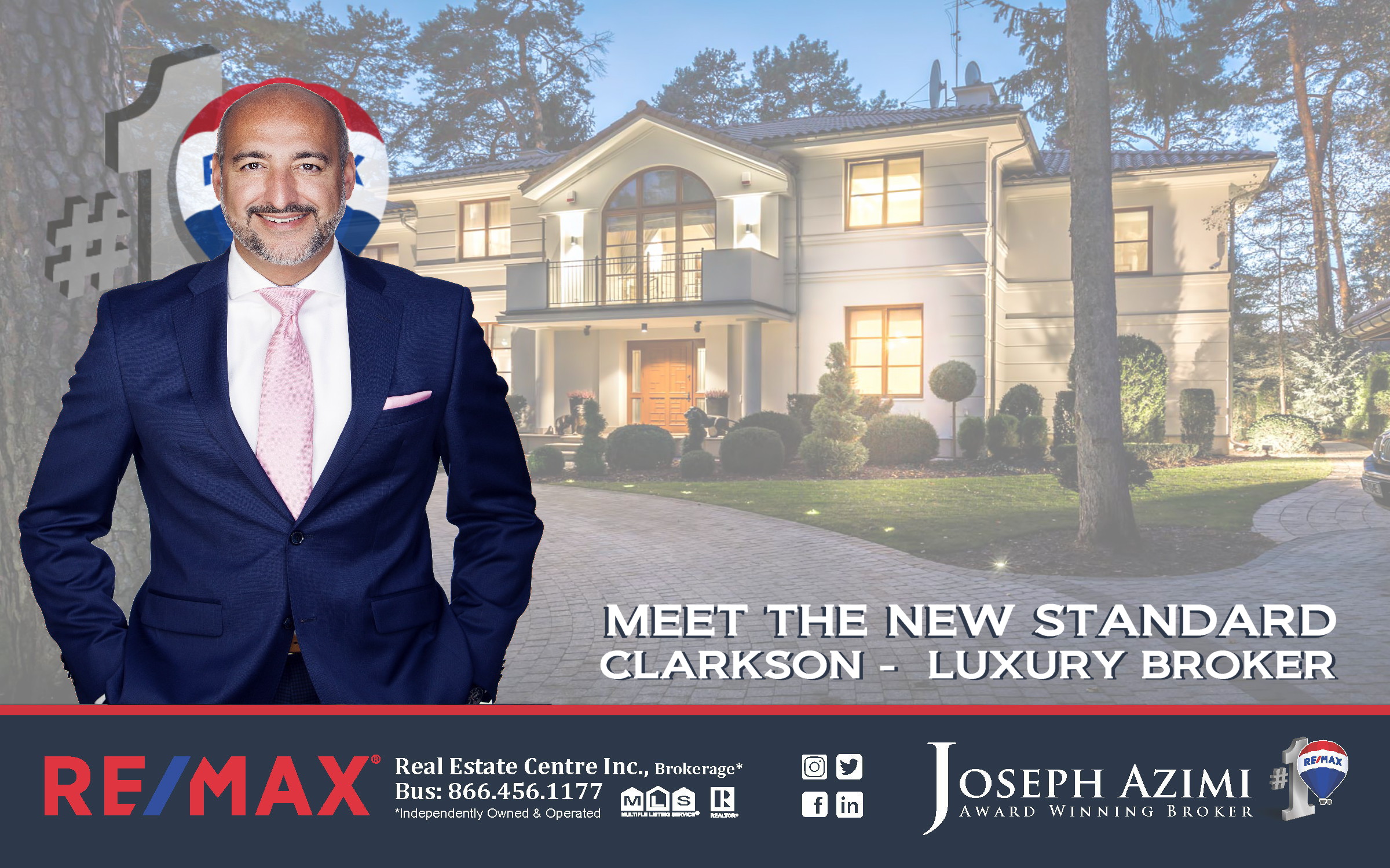 CLARKSON TOP LUXURY REAL ESTATE AGENT BROKER JOSEPH AZIMI